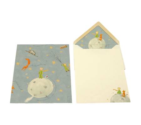 Biglietto + busta Piccolo Principe - 190 x 250 mm - conf. 5 pezzi - Kartos - 01420100 - 8009162368272A - DMwebShop