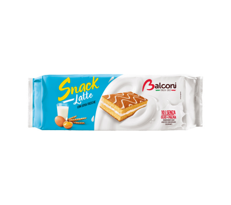 Snack al latte - 28 gr - conf. 10 pezzi - Balconi - BASNL - DMwebShop
