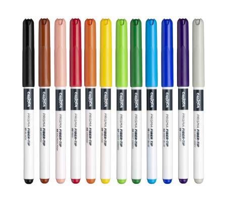 Pennarello Prisma - punta 3,7 mm - colori assortiti - Plus - conf. 12 pezzi - Carioca - 45205