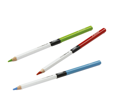 Matita colorata Color Pencil 4.0 - mina 4 mm - colori assortiti - Plus - conf. 12 pezzi - Carioca - 45201