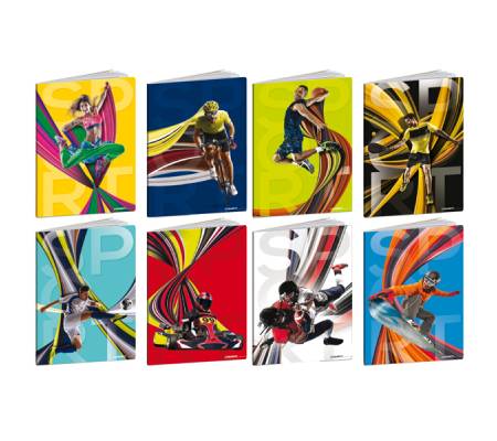 Maxiquaderno Sport 2024 - A4 - 1 rigo - con margine - 21 fogli - 80 gr - conf. 10 pezzi - Blasetti - 8591 - 8007758285910 - DMwebShop