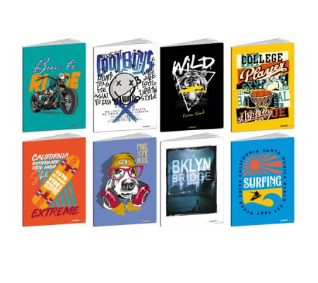 Maxiquaderno Teen Boy 2024 - A4 - 1 rigo - con margine - 21 fogli - 80gr - conf. 10 pezzi - Blasetti - 8568 - 8007758285682 - DMwebShop