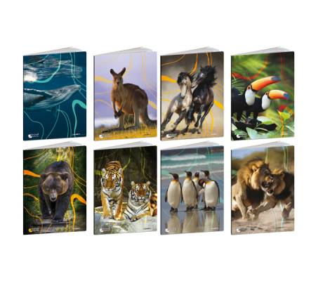 Maxiquaderno Animal World 2024 - A4 - rigo di 1a - 21 fogli - 80gr - conf. 10 pezzi - Blasetti - 8575 - 8007758285750 - DMwebShop