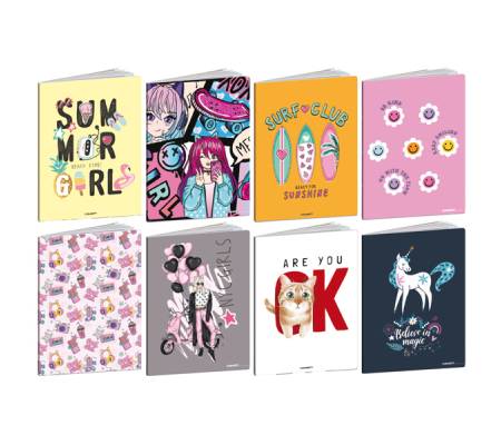 Maxiquaderno Kid Girl 2024 - A4 - 10 mm - 21 fogli - 80 gr - conf. 10 pezzi - Blasetti - 8552 - 8007758285521 - DMwebShop