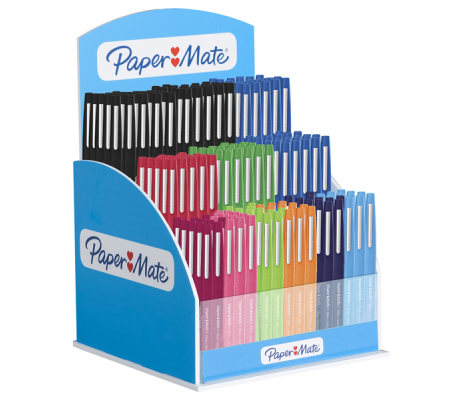 Pennarello Flair - colori assortiti - expo 168 pezzi - Papermate - 2204191 - 113026982041910 - DMwebShop