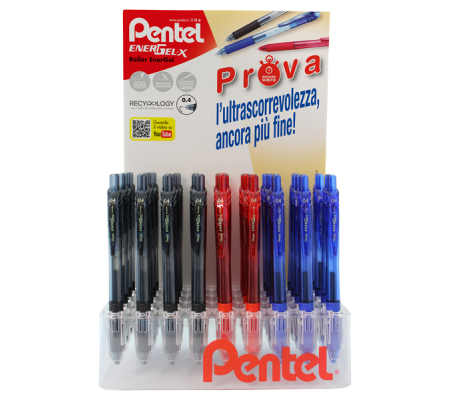 Expo 36pz Energel x + 24pz refill - Pentel - 0022421 - 80069352242216 - DMwebShop