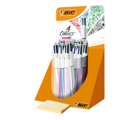 Penna 4 colori Shine - colori assortiti - expo 20 pezzi - 902128 - 3086129021284 - DMwebShop