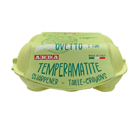 Temperamatite Ovetto - 2 fori - colori assortiti - Arda - TE814SC