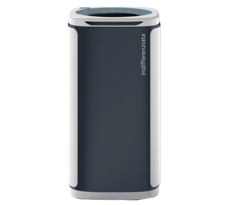 Cestino gettacarte Wastee - per raccolta differenziata - 60 lt - grigio - Kobra - WA-99.001 - 8026064990011 - DMwebShop