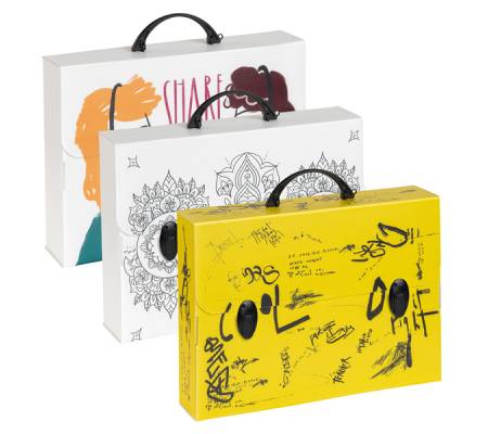 Valigetta polionda Smart - 27 x 37,5 cm - dorso 8 cm - fantasie assortite - Favorit - 400183889 - 8006779050804 - DMwebShop