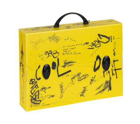Valigetta polionda Smart - 27 x 37,5 cm - dorso 8 cm - fantasie assortite - Favorit - 400183889