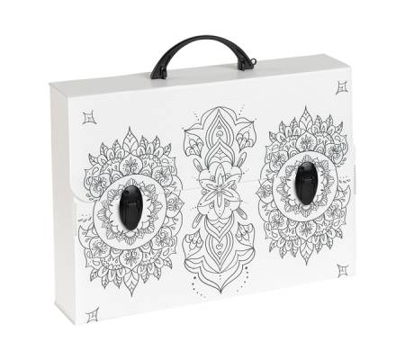 Valigetta polionda Smart - 27 x 37,5 cm - dorso 8 cm - fantasie assortite - Favorit - 400183889