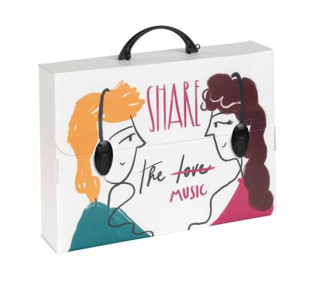Valigetta polionda Smart - 27 x 37,5 cm - dorso 8 cm - fantasie assortite - Favorit - 400183889