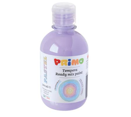 Tempera brillante pastello - 300 ml - colori pastel assortiti - box 6 colori - Morocolor - 2002BRPASS Primo - Morocolor