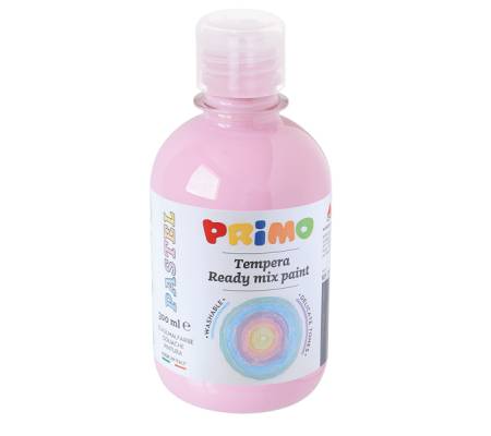 Tempera brillante pastello - 300 ml - colori pastel assortiti - box 6 colori - Morocolor - 2002BRPASS Primo - Morocolor