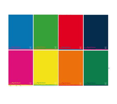 Maxiquaderno Colours - A4 - 5 mm - con margine - 42 fogli - 80 gr - conf. 10 pezzi - Pigna - 02308750Q - 8005235187672 - DMwebShop