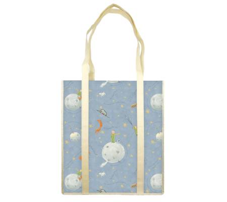 Shopper con manici - fantasia Il Piccolo Principe - 35 x 40 x 8 cm - carta lavabile 100 gr - conf. 2 pezzi - Kartos - 10235200 - 8009162377342A - DMwebShop