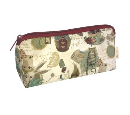Astuccio con zip - Alice - 19,5 x 8 x 6 cm - carta lavabile 100 gr - conf. 2 pezzi - Kartos - 01405300 - 8009162376789A - DMwebShop