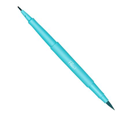 Astuccio 8 colori Flair Dual tip pennarello punta media-brush - Papermate - 2199386