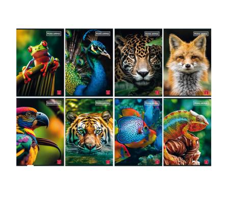 Maxiquaderno Animal - A4 - 10 mm - 42 fogli - 80 gr - conf. 10 pezzi - Pigna - 023337110 - 8005235062542 - DMwebShop