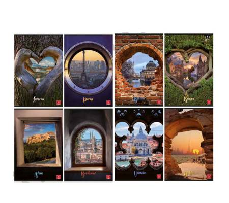 Maxiquaderno Dream Cities - A4 - 5 mm - 42 fogli - 80 gr - conf. 10 pezzi - Pigna - 02333725M - 8005235154063 - DMwebShop