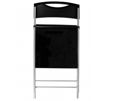 Seduta Smile - pieghevole - acciaio e plastica - nero - Alba - CPSMIL - DMwebShop - 1