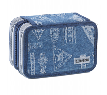 Astuccio 3 Zip - 13 x 20 x 7,5 cm - fantasie assortite - DMwebShop - 4