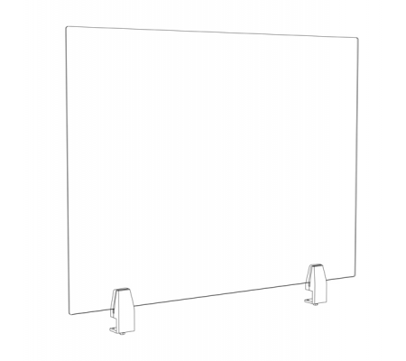 Schermo protettivo da scrivania Timy - 61 x 80 cm - DMwebShop - 1