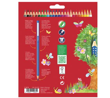 Matite colorate Color Grip - acquerellabili - 4005401124245 - DMwebShop - 1