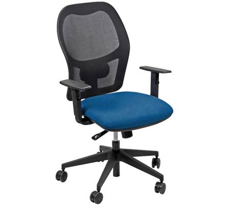 Seduta operativa Hubble HUHU - 4 blocchi - con braccioli regolabili - blu - Unisit - HUHU/BR/TB - DMwebShop