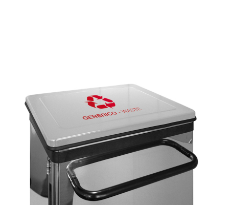 Pattumiera - 70 lt - acciaio inox - Laminart - 513-A.D - 513/A.D - DMwebShop - 3