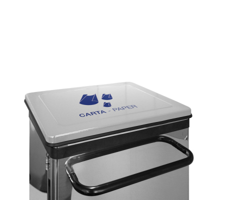Pattumiera - 70 lt - acciaio inox - Laminart - 513-A.D - 513/A.D - DMwebShop - 4