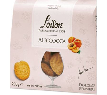 Biscotti al burro Albicocca - 200 gr - Loison - 1101A - 799729011779 - DMwebShop - 2