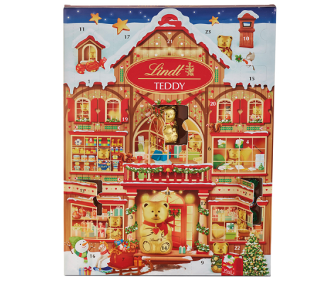 Calendario dell'Avvento Orsetto Teddy - 170 gr - Lindt - 478882 - DMwebShop