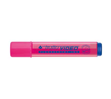 Evidenziatore Video - punta a scalpello - da 1 - 5 mm - fucsia - conf. 12 pezzi - Tratto - 830207 - 8000825830471 - DMwebShop - 1