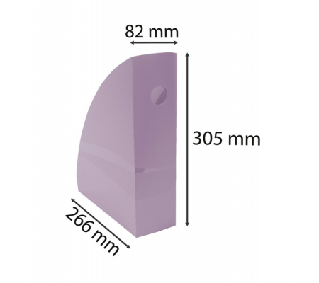 Portariviste Mag-Cube Aquarel - malva - Exacompta - 18264D - DMwebShop - 1