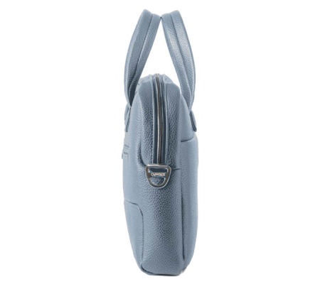 Borsa slim Gate Trended - con manici - 41 x 30 x 15 cm - ecopelle - azzurro - InTempo - 9216GAT31 - DMwebShop - 1