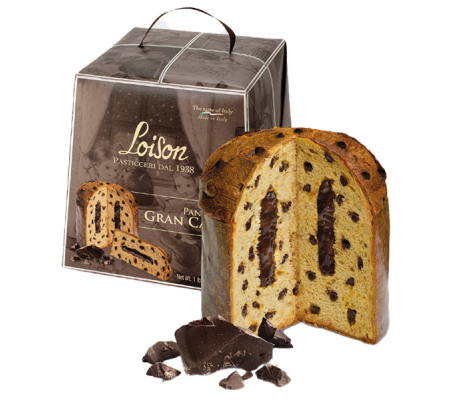 Panettone Gran Cacao - Linea Tuttigiorni - in astuccio - cioccolato - 600 gr - Loison - 941 - DMwebShop