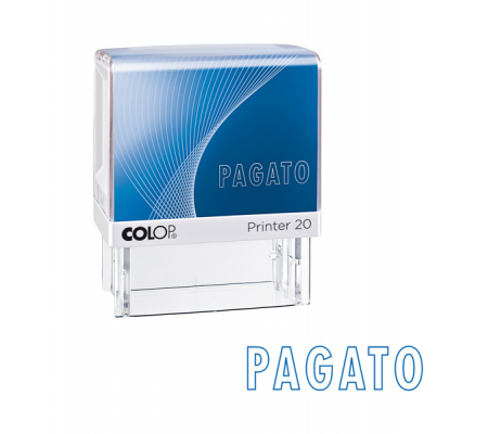 Timbro Printer 20/L G7 - PAGATO - autoinchiostrante - 14 x 38 mm - Colop - PRINTER.20/L0126 - 9004362487166 - DMwebShop