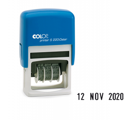 Timbro Datario Printer S 220 Dater - 4 mm - autoinchiostrante - Colop - S220 BLISTER - 9004362918202 - DMwebShop