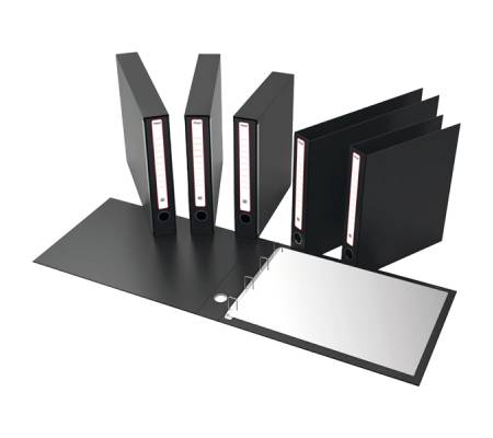 Portatabulati KM UNI - con custodia - 12'' x 28 cm - dorso 5 cm - nero - Rexel - King Mec - PKM2800 - 5028252505772 - DMwebShop
