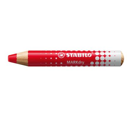 Matitoni Markdry per lavagne - con temperino e panno microfibra - astuccio 4 pezzi - Stabilo - 648/4 - 4006381582520 - DMwebShop - 3