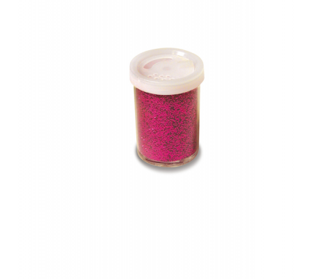 Glitter flacone grana fine 25 ml - colori assortiti - conf. 12 flaconi - Deco - 05330 - DMwebShop - 1