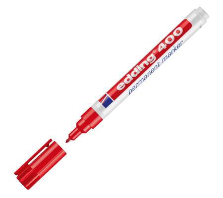 Marcatore permanente 400 - punta conica - tratto 2 - 4 mm - astuccio 10 colori assortiti - Edding - E-400 10 - 4004764858866 - DMwebShop - 3