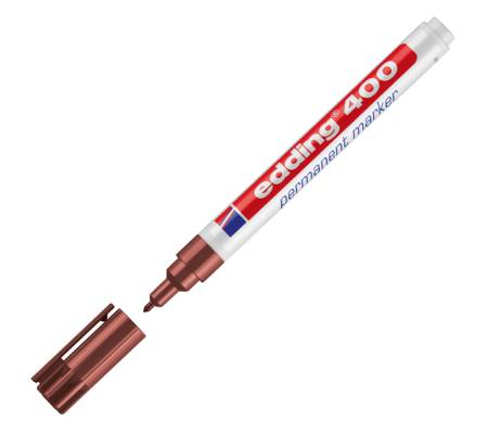 Marcatore permanente 400 - punta conica - tratto 2 - 4 mm - astuccio 10 colori assortiti - Edding - E-400 10 - 4004764858866 - DMwebShop - 7