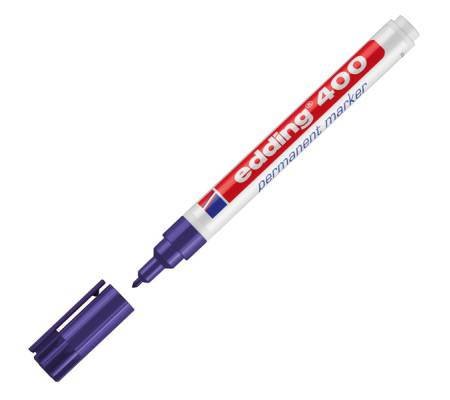 Marcatore permanente 400 - punta conica - tratto 2 - 4 mm - astuccio 10 colori assortiti - Edding - E-400 10 - 4004764858866 - DMwebShop - 8