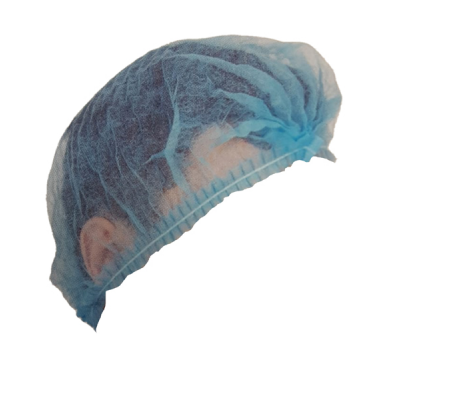 Cuffie tonde monouso - in PP - tg. unica - conf. 100 pezzi - azzurro - No Brand - 00035.3 azzurro - DMwebShop - 1