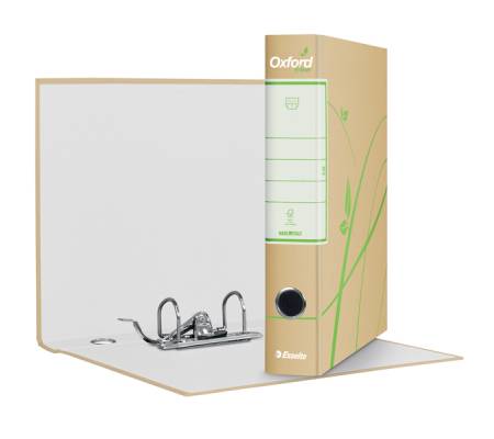 Registratore Oxford Green G82 - dorso 5 cm - commerciale - 23 x 30 cm - avana - conf. 8 pezzi - Esselte - 397820501 - 8004157205013 - DMwebShop - 1
