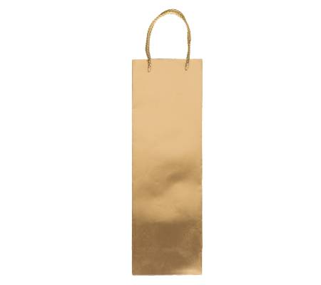 Portabottiglie natale - 12 x 37 x 9 cm - carta metal - Oro - conf. 10 pezzi - Rex Sadoch - SDE18oro - 8006715212884 - DMwebShop