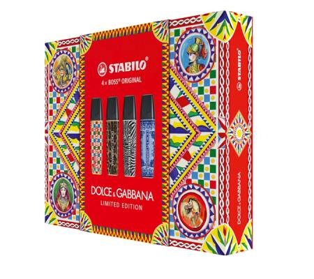Stabilo Boss Original per Dolce e Gabbana - colori assortiti - Edizione Limitata - cofanetto 4 evidenziatori - Stabilo - 70-24-1-102-1 - 70/24-1-102-1 - 4006381615624 - DMwebShop